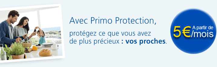 Assurance décès Primo Protection